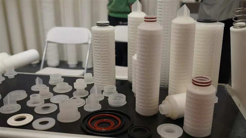 5um ہائی فلو واٹر فلٹر پال ریپلیسمنٹ پی پی پی ای ایس نایلان میمبرین مطلق گہرائی صنعت کے پانی کے علاج کے لیے حسب ضرورت بنائیں