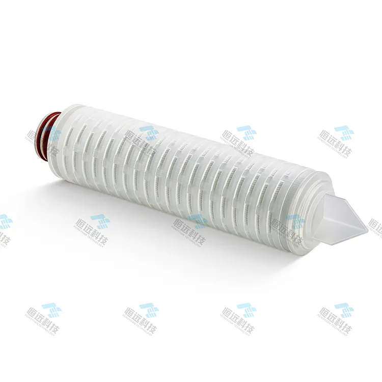 بہترین فروخت ہونے والا ہائی کوالٹی مائکروپورس پی پی فولڈ فلٹر عنصر