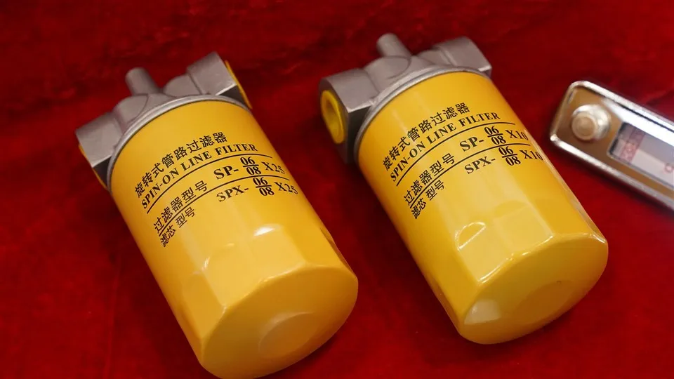 لائن فلٹر سیریز پر OEM انجن آئل فلٹر SP/SPX اسپن -