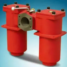 ڈبل کارتوس ہائی پریشر پائپ لائن فلٹر