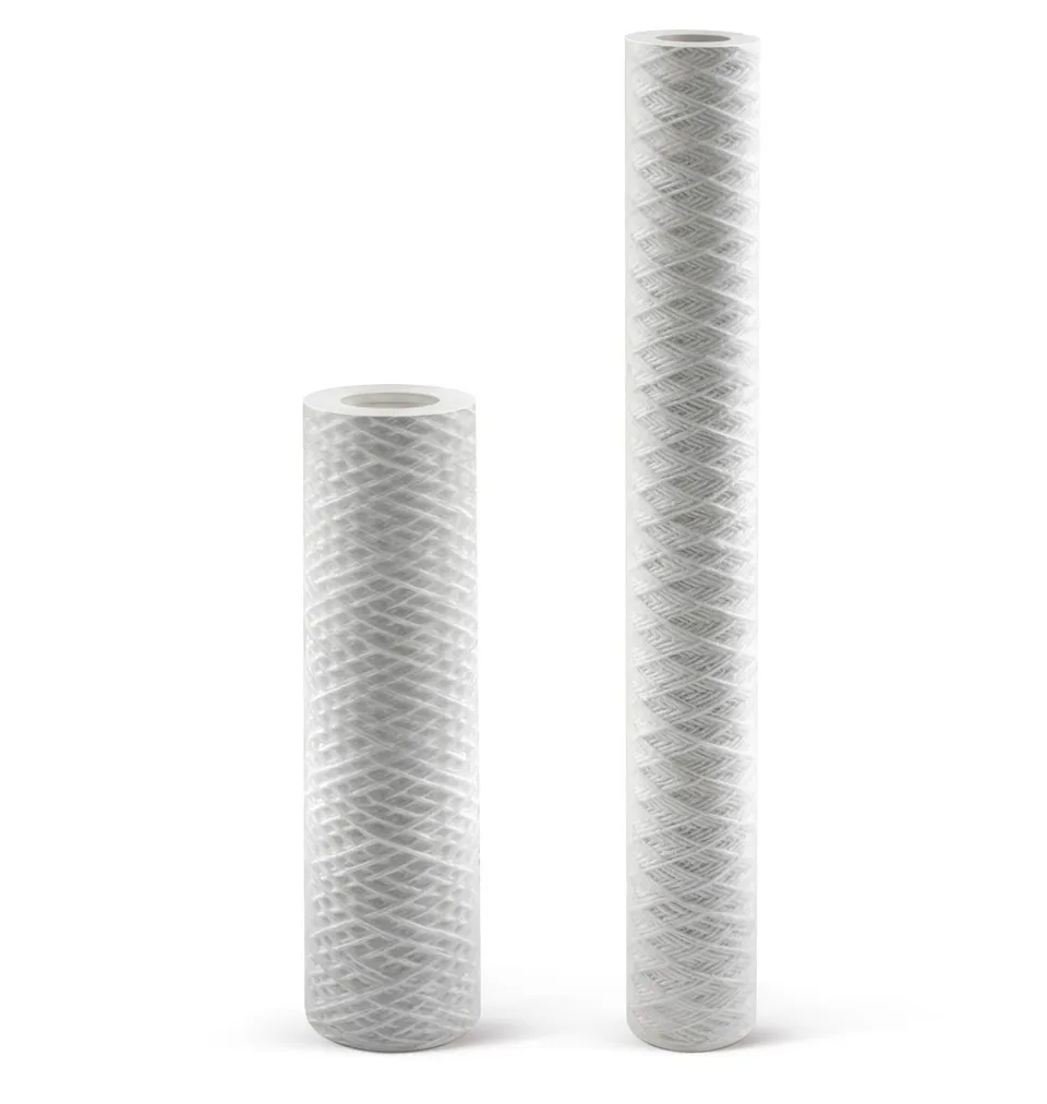 سٹینلیس سٹیل فریم شدہ پی پی واؤنڈ فلٹر کارتوس